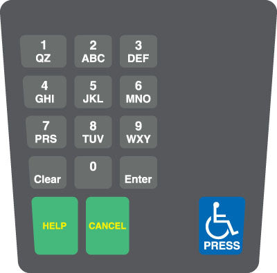 ENE1701G003 E Cim Keypad Overlay