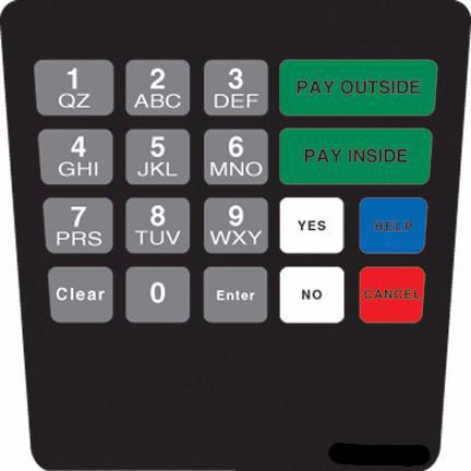 ENE1701G021 E Cim Keypad Overlay Citgo