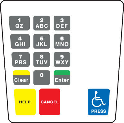 ENE1701G071 E Cim Keypad Overlay