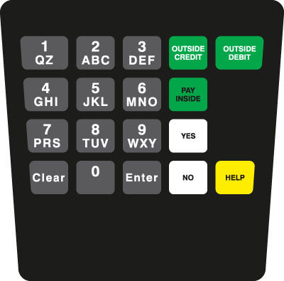 ENE1701G113 E Cim Keypad Overlay