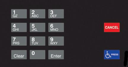 EU03004G001A Crind Keypad Overlay