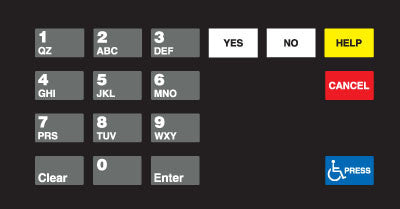 EU03004G001B Crind Keypad Overlay