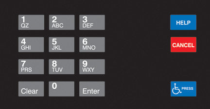 EU03004G006 Crind Keypad Overlay Phillips