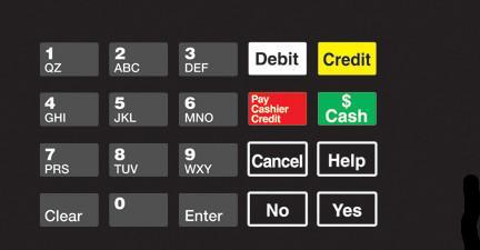 EU03004G051 Crind Keypad Overlay Exxon