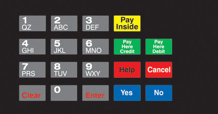 EU03004G106 Crind Keypad Overlay Valero
