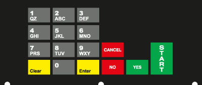 FE-232840 4x6 Keypad Overlay