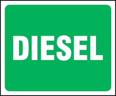 OR-DIESELG Octane Rating Decal