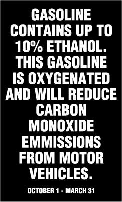 PID-1117 Ethanol Decal - Tuscon 2.88" x 4.75"