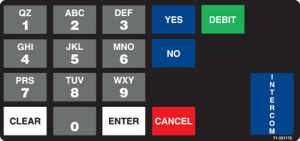 0T1-321172 Keypad Overlay
