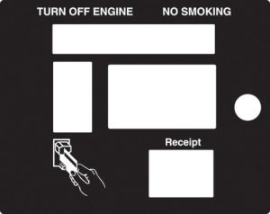 T18781-G32 Left Option Door Single Line Crind Shell