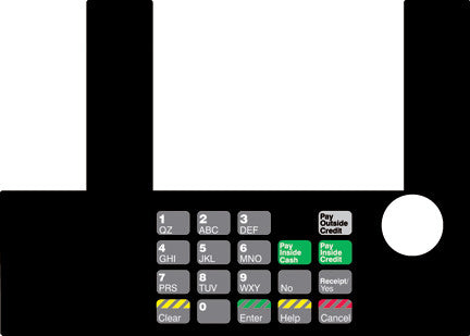 T50038-04 Infoscreen Keypad Overlay