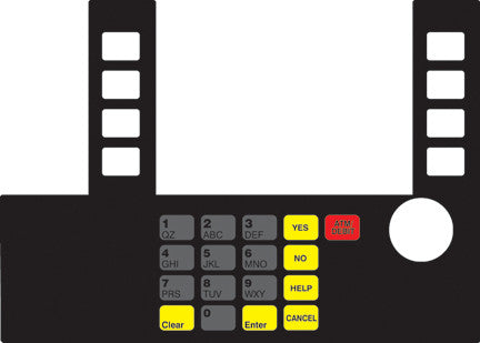 T50038-1010CK Infoscreen Keypad Overlay