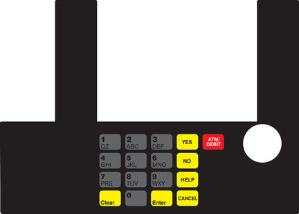 T50038-1010 Infoscreen Keypad Overlay Unocal
