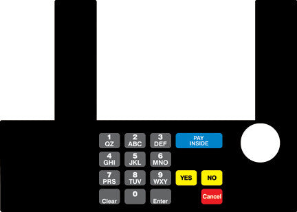 T50038-1011 Infoscreen Keypad Overlay Holiday