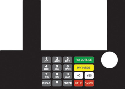 T50038-1031 Infoscreen Keypad Overlay Sinclair
