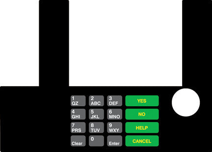T50038-10 Infoscreen Keypad Overlay BP