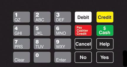 T50064-01 ADA Crind Keypad Overlay Exxon