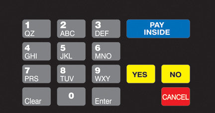 T50064-1011 ADA Crind Keypad Overlay Holiday