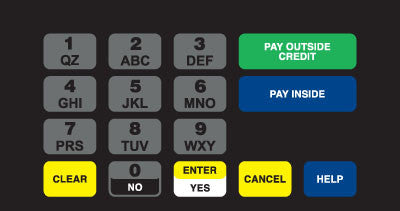 T50064-1012 ADA Crind Keypad Overlay Irving Oil
