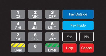 T50064-1047 ADA Crind Keypad Overlay Phillips