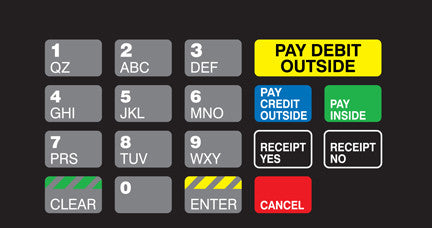 T50064-1074 ADA Crind Keypad Overlay