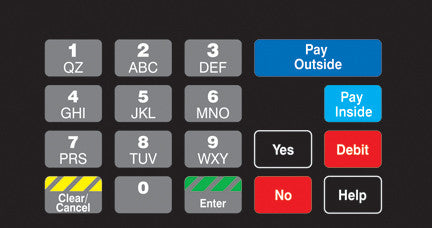 T50064-1077 ADA Crind Keypad Overlay Phillips