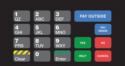 T50064-1098 ADA Crind Keypad Overlay