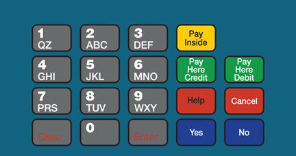 T50064-1140 ADA Crind Keypad Overlay Valero