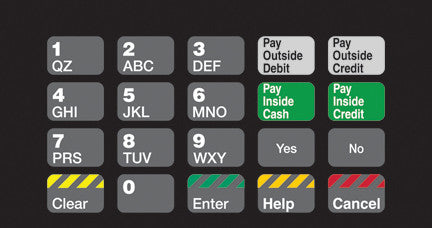 T50064-1149 ADA Crind Keypad Overlay Standard