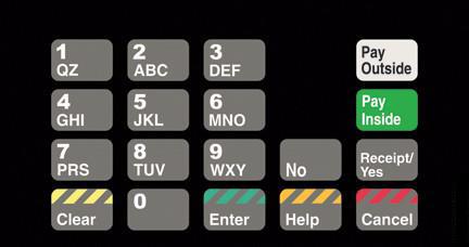 T50064-1170 ADA Crind Keypad Overlay