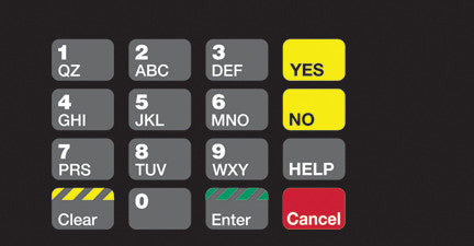 T50064-21 ADA Crind Keypad Overlay Shell