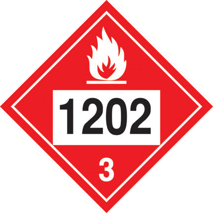 TD-1202 Truck Decal - Diesel Fuel, Fuel Oil, Gas Oil