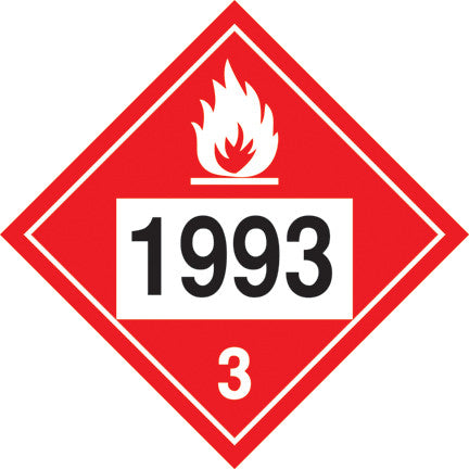 TD-1993 Truck Decal - Combustible Liquid