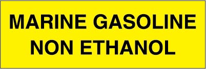 PID-001 Marine Gasoline Non Ethanol - 6" x 2"