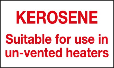 PID-107A 5" x 3" Decal Kerosene