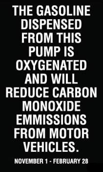 PID-1118 Oxygenated Decal - NC/VA 2.88" x 4.75"