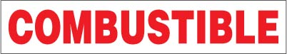 PID-1246X32 32" x 6" Decal - Combustible