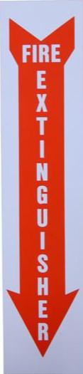 PID-205 4" x 18" Decal - Fire Extinguisher