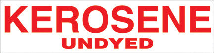 PID-215 12" x 3" Decal - Undyed Kerosene