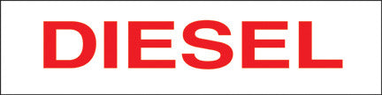 PID-220 12" x 3" Decal - Diesel