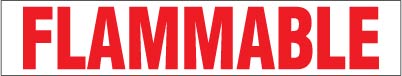 PID-2226X32 32" x 6" Decal - Flammable
