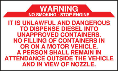 PID-234D 5" x 3" Decal - Michigan Warning