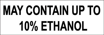 PID-235 6" x 2" Decal - May Contain Up To 10%