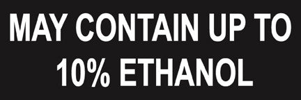 PID-236 6" x 2" Decal - May Contain Up To 10%