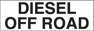 PID-269B412 12" x 3" Decal - Diesel Off Road