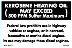 PID-700 Kerosene Heating Oil May Exceed 6" x 4"