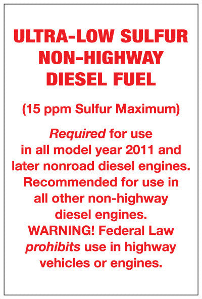 PID-800R  4" x 6" ULS Decal
