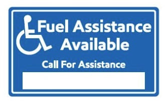 PID-ADA-FL 5" x 3" Florida ADA Decal with Blank for Phone Number