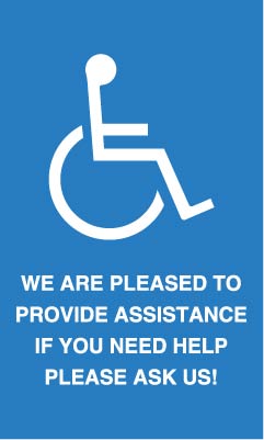 PID-ADA3X5 Handicap Decal 3" x 5"