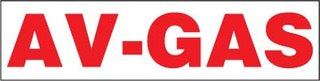 PID-AVGAS123R 12" x 3" Decal